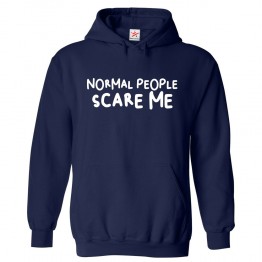 Normal People Scare Me Classic Unisex Kids and Adults Pullover Hoodie For Serial Killer Documentary Fans						 									 									